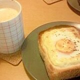 元気の出る朝ごはん(*･ω･)９゛目玉焼きトースト